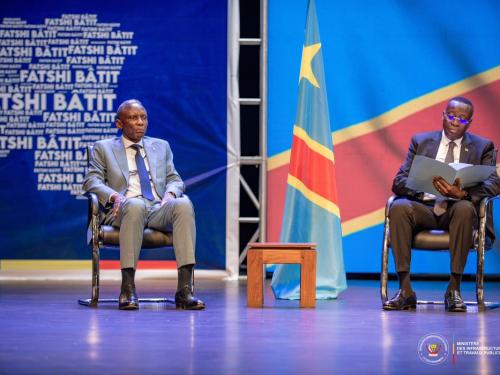 RDC: Daniel Mukoko Samba clôture, au nom du Président de la République, les travaux de la Conférence sur les infrastructures