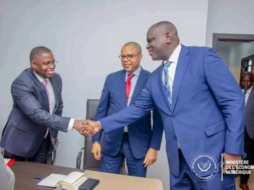 RDC/Gouvernance numérique et cybersécurité : le ministre Augustin Kibassa Maliba passe à l’action