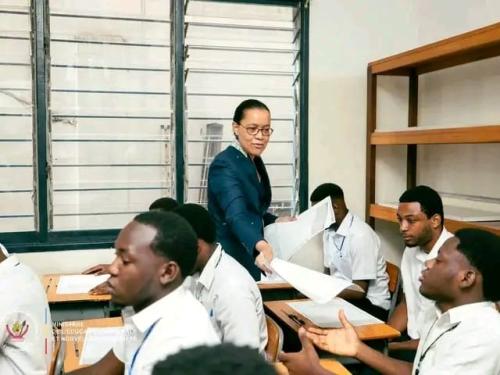 Éducation: La Ministre d'État Raïssa Malu a lance officiellement l'épreuve de dissertation